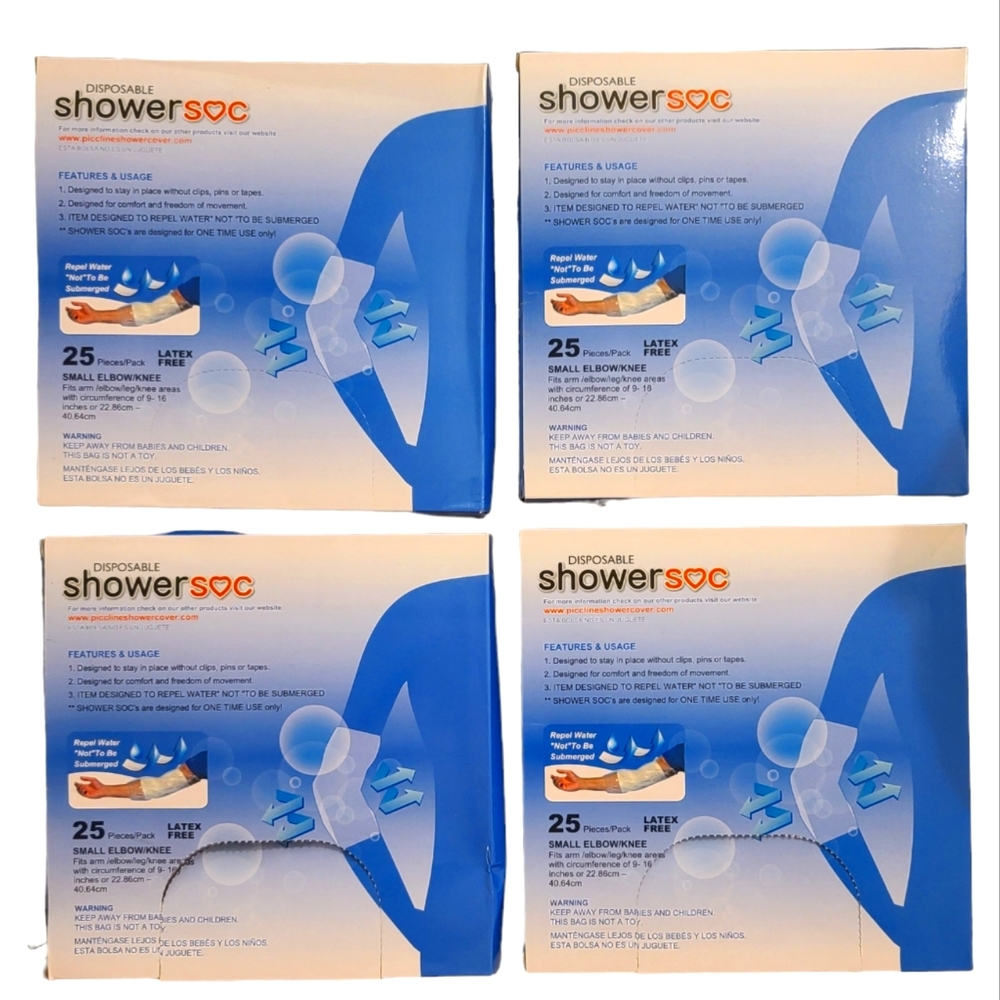 PICC Line Shower Cover For Arm or Elbow - Small.  Disposable